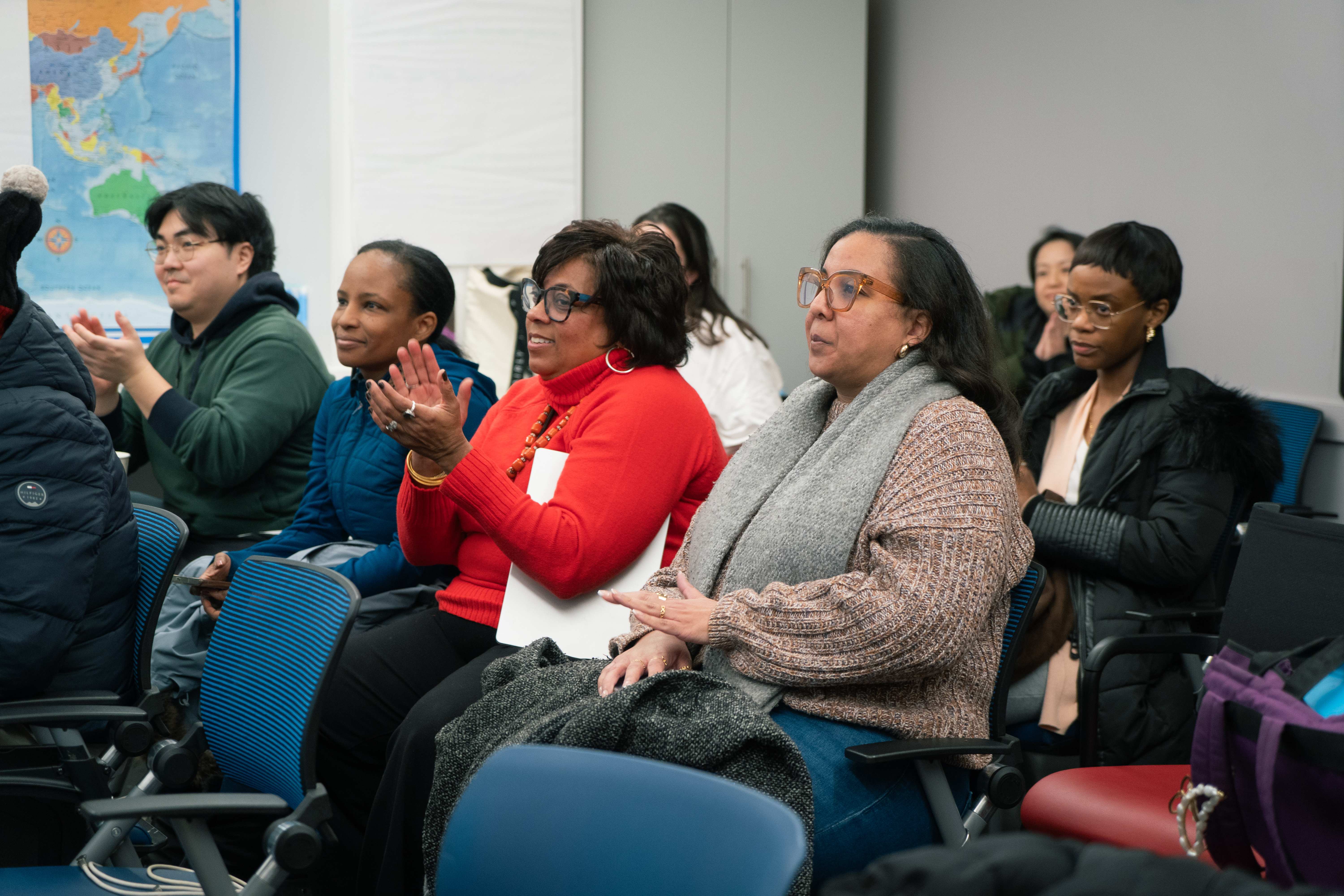 3percentclub members at a community session